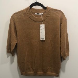 🤩3/$30🤩 Crew neck half sleeve sweater - large